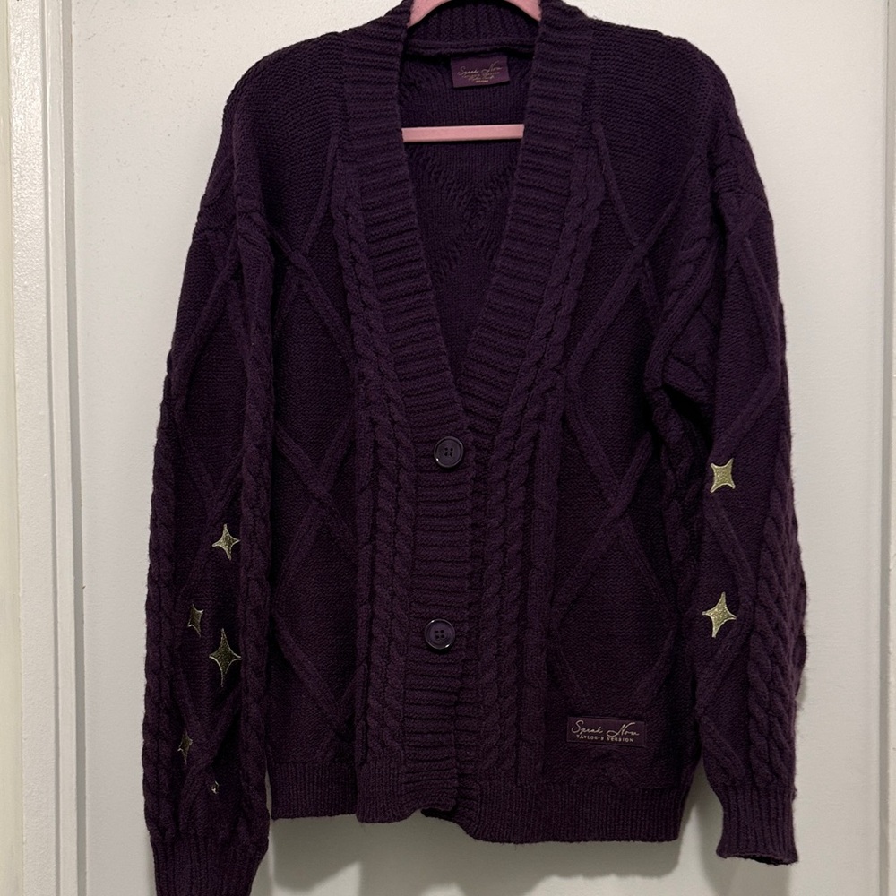 Taylor Swift Speak Now Cardigan with Silver Stars